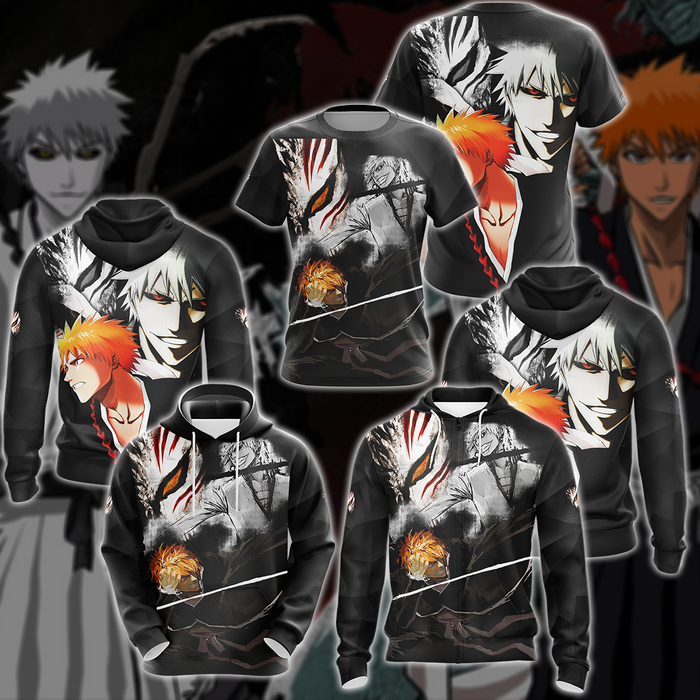 Bleach-Kurosaki-x-Shirosaki-Anime-3D-All-Over-Print-T-shirt-Tank-Top-Zip-Hoodie-Pullover-Hoodie-Hawaiian-Shirt-Beach-Shorts-Jogger-2