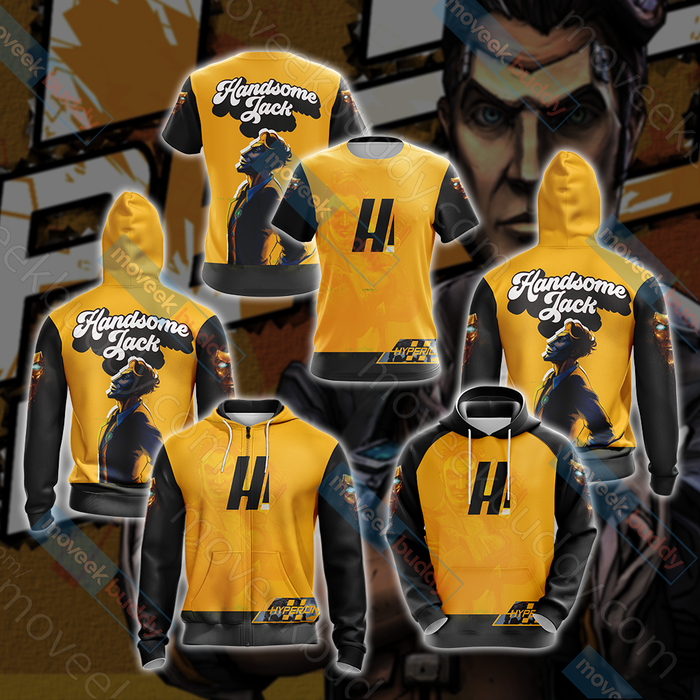 Borderlands-Handsome-Jack-New-Unisex-3D-T-shirt-3