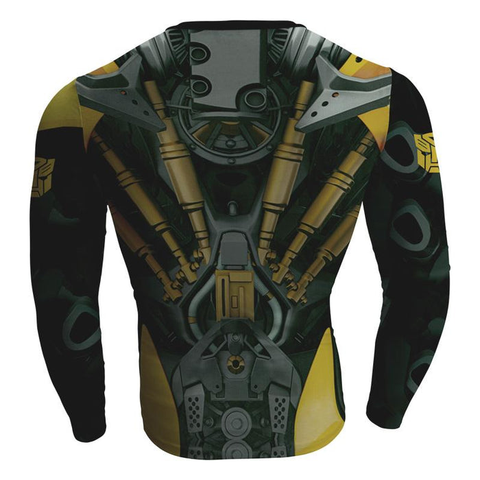 Bumblebee-Cosplay-Long-Sleeve-Compression-T-shirt-2