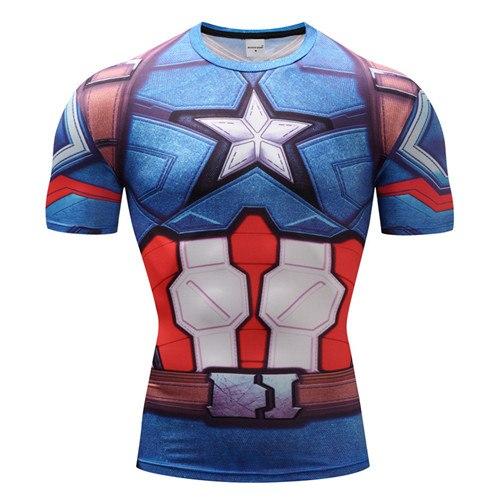 Captain-America-Civil-War-Chris-Evans-Cosplay-Short-Sleeve-Compression-T-shirt-1