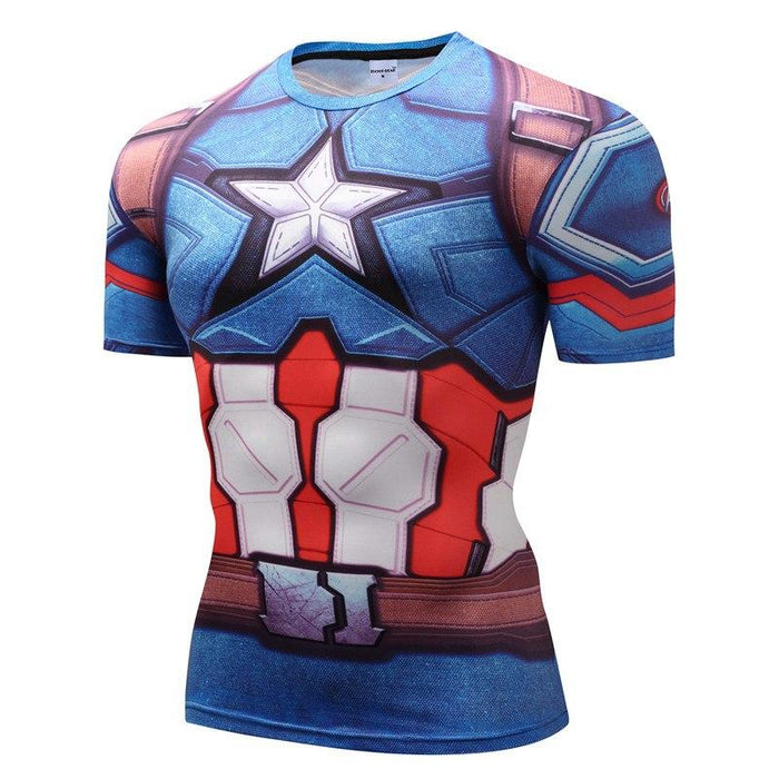 Captain-America-Civil-War-Chris-Evans-Cosplay-Short-Sleeve-Compression-T-shirt-2