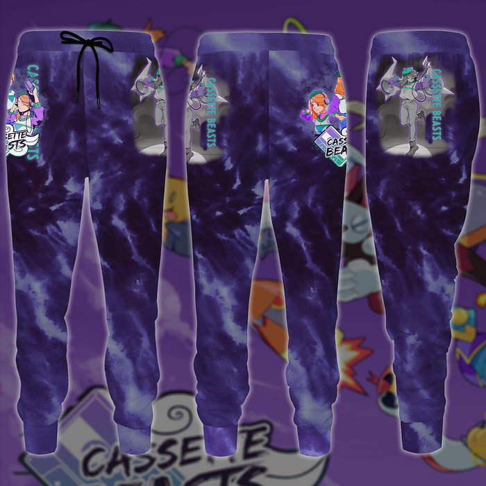 Cassette-Beasts-Video-Game-All-Over-T-shirt-Hoodie-Tank-Top-Hawaiian-Shirt-Beach-Shorts-Joggers-2