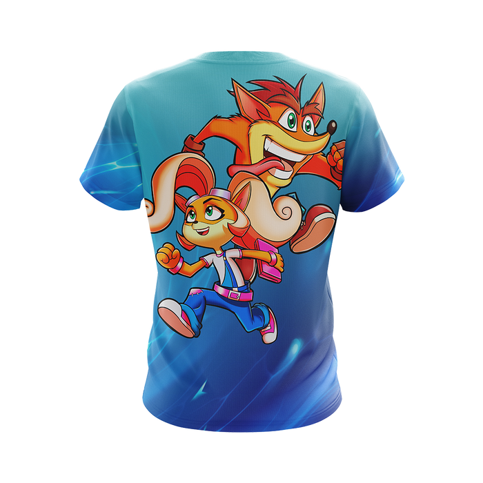 Crash-Bandicoot-Crash-and-Coco-Unisex-3D-T-shirt-2