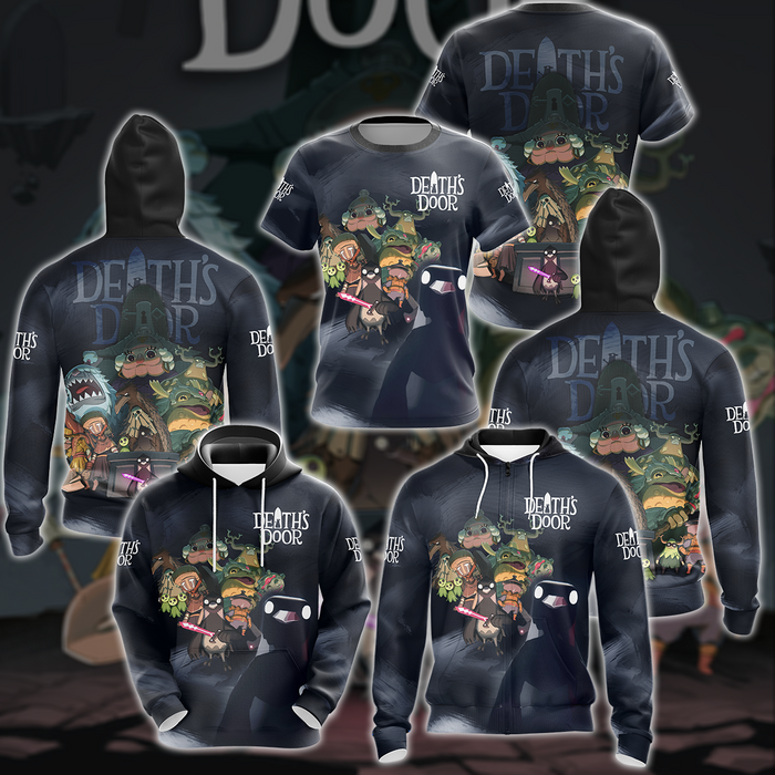 Deaths-Door-Video-Game-All-Over-T-shirt-Hoodie-Tank-Top-Hawaiian-Shirt-Beach-Shorts-Joggers-2