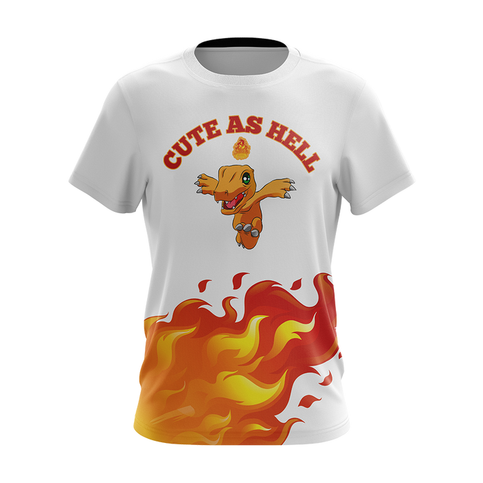 Digimon-Agumon-Cute-As-Hell-Unisex-3D-T-shirt-1