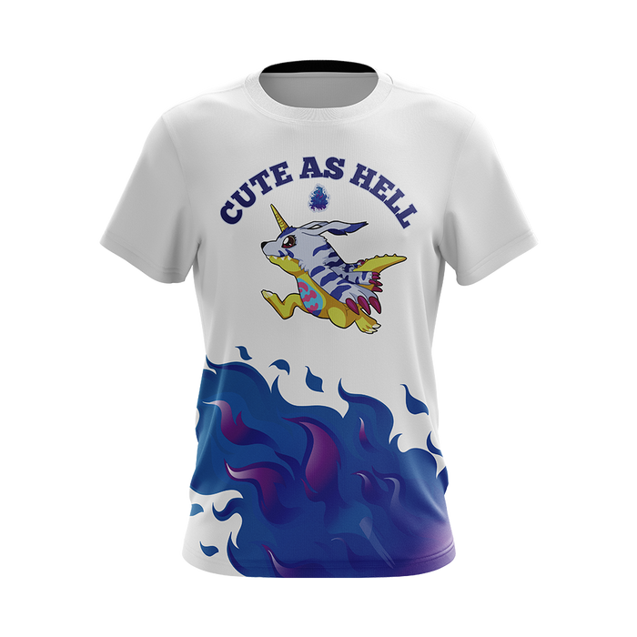 Digimon-Garurumon-Cute-As-Hell-Unisex-3D-T-shirt-1