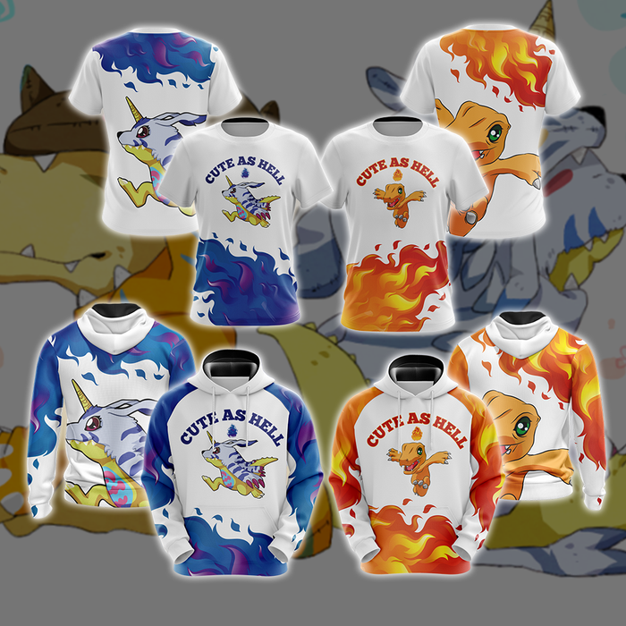 Digimon-Garurumon-Cute-As-Hell-Unisex-3D-T-shirt-3
