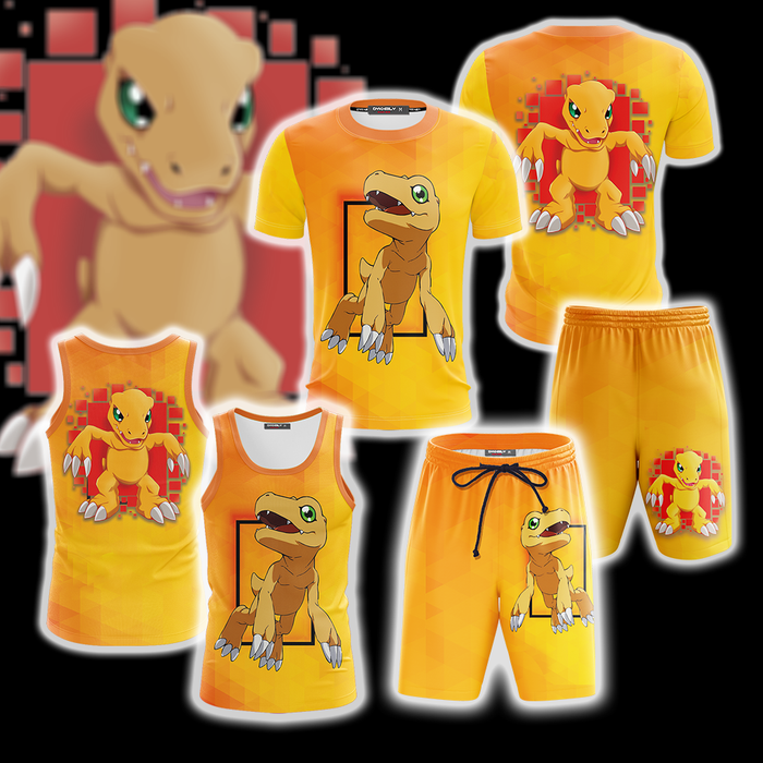 Digimon-Greymon-Unisex-3D-T-shirt-3
