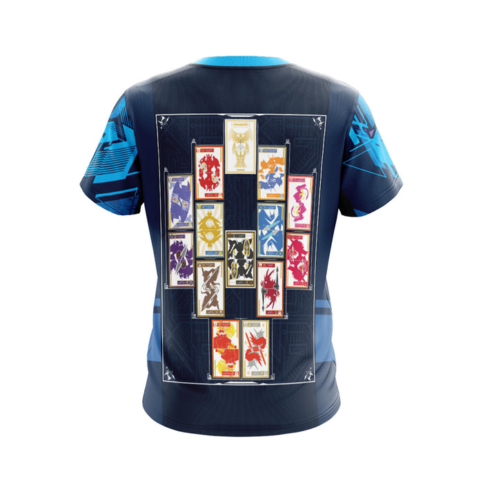 Digimon-Monster-Knights-of-Yggdrasil-Unisex-3D-T-shirt-2