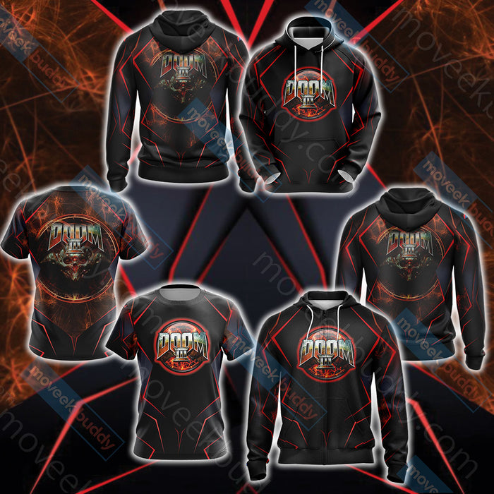Doom-3-Unisex-3D-T-shirt-2