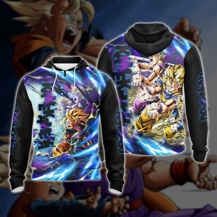 Dragon-Ball-Kamekameha-Son-Family-Son-Goku-Goten-Gohan-Unisex-3D-T-shirt-Zip-Hoodie-1