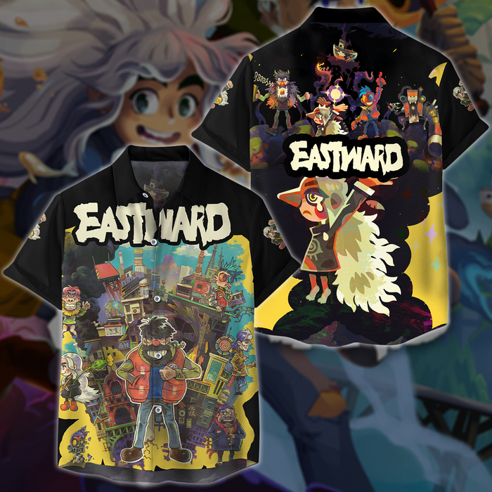 Eastward-Video-Game-3D-All-Over-Printed-T-shirt-Tank-Top-Zip-Hoodie-Pullover-Hoodie-Hawaiian-Shirt-Beach-Shorts-Joggers-1