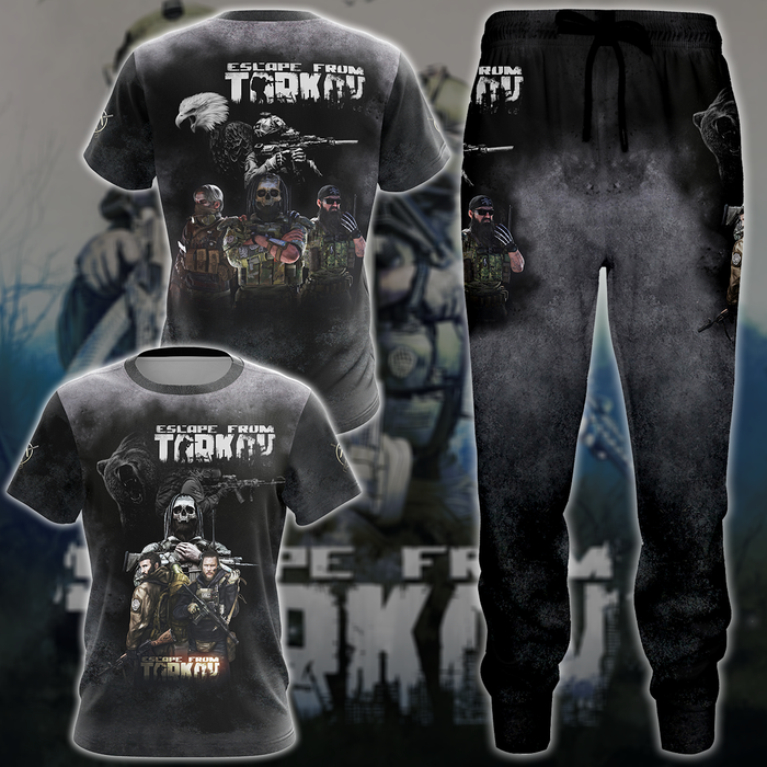 Escape-From-Tarkov-Video-Game-3D-All-Over-Printed-T-shirt-Tank-Top-Zip-Hoodie-Pullover-Hoodie-Hawaiian-Shirt-Beach-Shorts-Jogger-2
