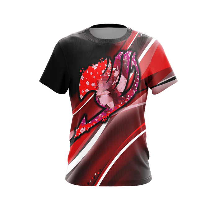 Fairy-Tail-Erza-Scarlet-New-Style-Unisex-3D-T-shirt-1
