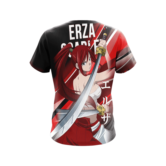 Fairy-Tail-Erza-Scarlet-New-Style-Unisex-3D-T-shirt-2