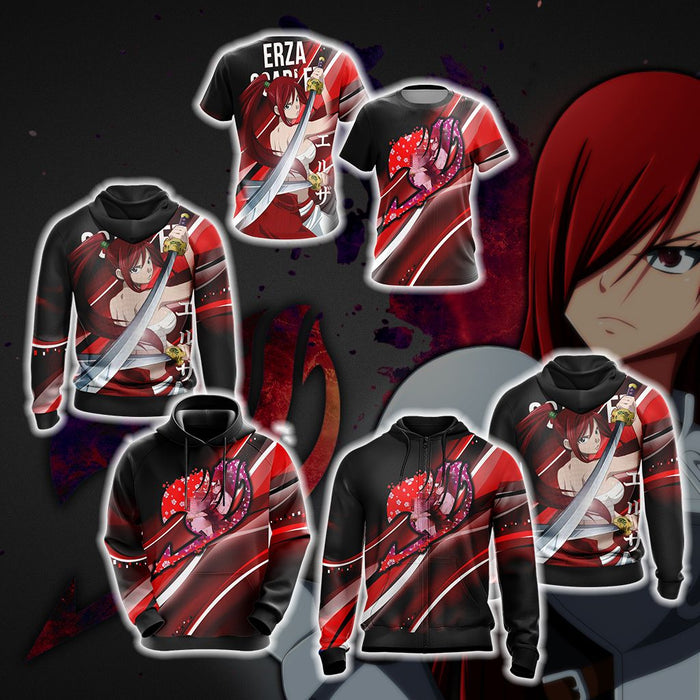 Fairy-Tail-Erza-Scarlet-New-Style-Unisex-3D-T-shirt-3
