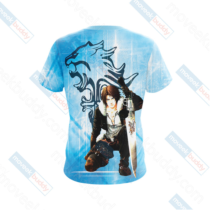 Final-Fantasy-VIII-Squall-Leonhart-Unisex-3D-T-shirt-2