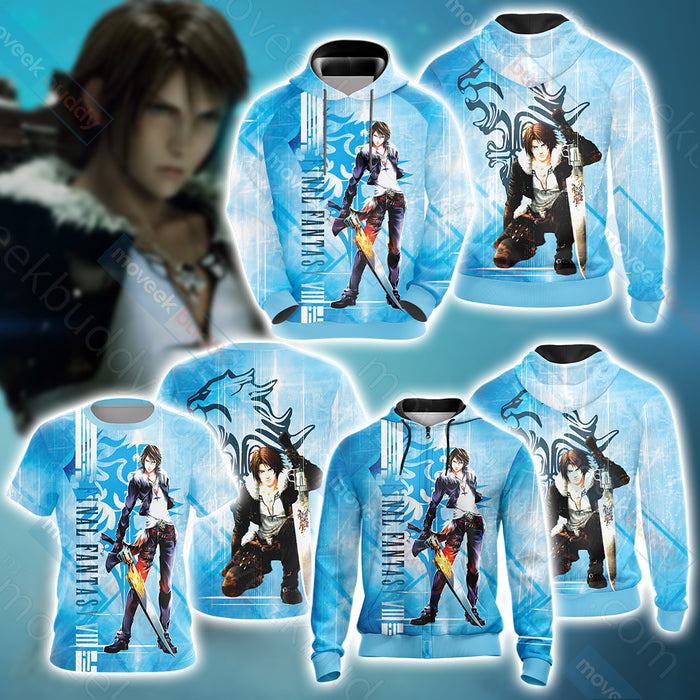 Final-Fantasy-VIII-Squall-Leonhart-Unisex-3D-T-shirt-3