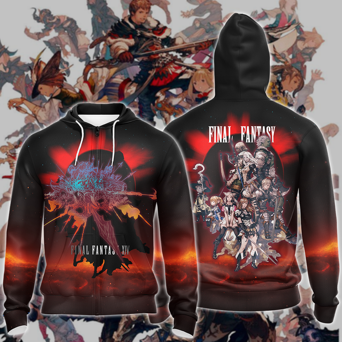 Final-Fantasy-XIV-Video-Game-3D-All-Over-Print-T-shirt-Tank-Top-Zip-Hoodie-Pullover-Hoodie-Hawaiian-Shirt-Beach-Shorts-Jogger-1
