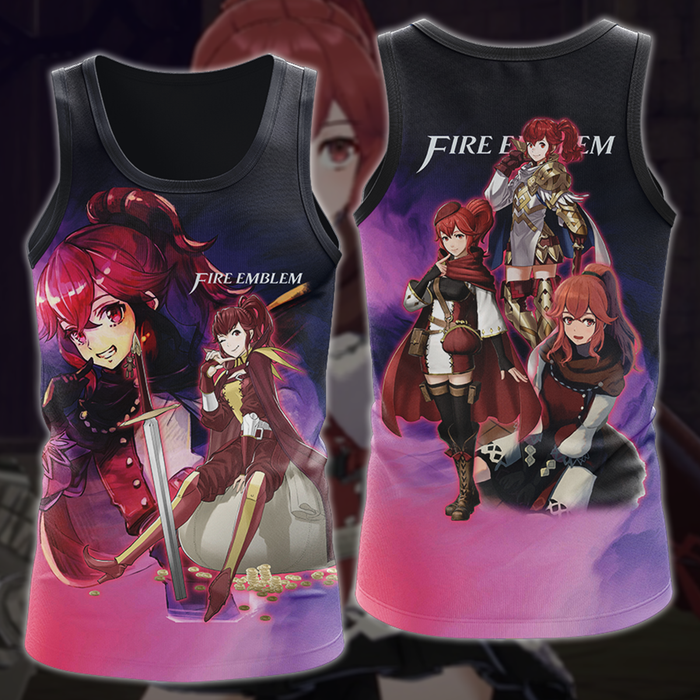 Fire-Emblem-Anna-Video-Game-3D-All-Over-Printed-T-shirt-Tank-Top-Zip-Hoodie-Pullover-Hoodie-Hawaiian-Shirt-Beach-Shorts-Jogger-3