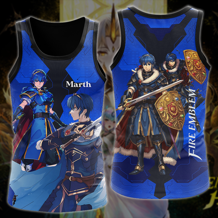Fire-Emblem-Marth-Video-Game-3D-All-Over-Printed-T-shirt-Tank-Top-Zip-Hoodie-Pullover-Hoodie-Hawaiian-Shirt-Beach-Shorts-Jogger-1
