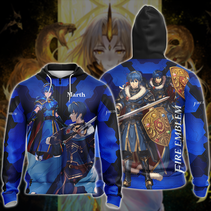 Fire-Emblem-Marth-Video-Game-3D-All-Over-Printed-T-shirt-Tank-Top-Zip-Hoodie-Pullover-Hoodie-Hawaiian-Shirt-Beach-Shorts-Jogger-3