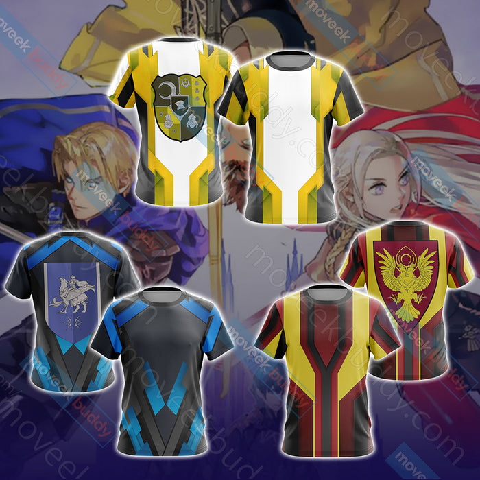 Fire-Emblem-Three-Houses-Holy-Kingdom-Of-Faerghus-Crest-Unisex-3D-T-shirt-3