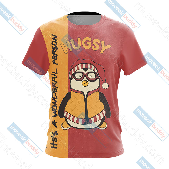 Friends-He-Is-A-Wonderful-Person-Hugsy-Unisex-3D-T-shirt-1