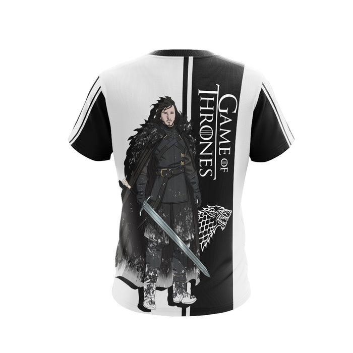 Game-Of-Thrones-Jon-Snow-Character-Unisex-3D-T-shirt-2