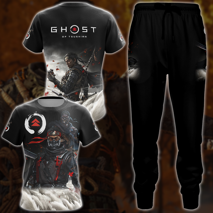 Ghost-of-Tsushima-Video-Game-3D-All-Over-Printed-T-shirt-Tank-Top-Zip-Hoodie-Pullover-Hoodie-Hawaiian-Shirt-Beach-Shorts-Jogger-2