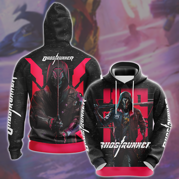 Ghostrunner-Video-Game-All-Over-Printed-T-shirt-Tank-Top-Zip-Hoodie-Pullover-Hoodie-Hawaiian-Shirt-Beach-Shorts-Joggers-2