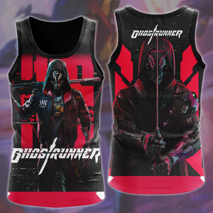 Ghostrunner-Video-Game-All-Over-Printed-T-shirt-Tank-Top-Zip-Hoodie-Pullover-Hoodie-Hawaiian-Shirt-Beach-Shorts-Joggers-3