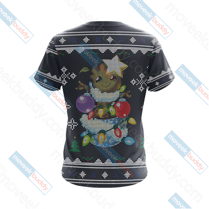 Guardian-Of-The-Galaxy-Groot-Merry-Grootmas-Christmas-Unisex-3D-T-shirt-2