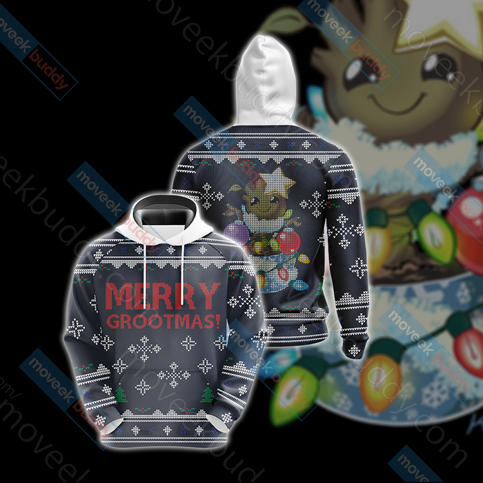 Guardian-Of-The-Galaxy-Groot-Merry-Grootmas-Christmas-Unisex-3D-T-shirt-3