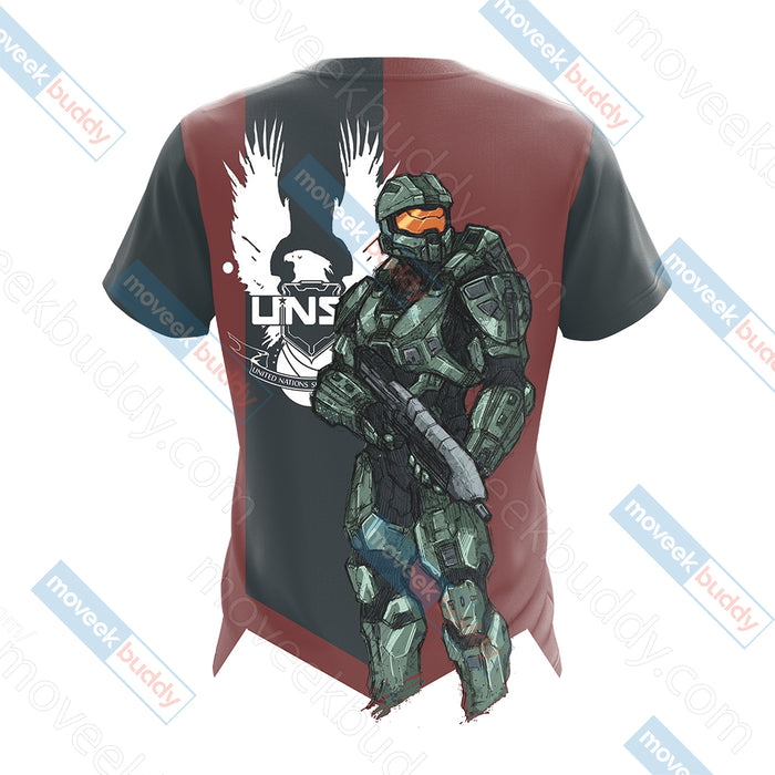 Halo-4-Master-Chief-Unisex-3D-T-shirt-2