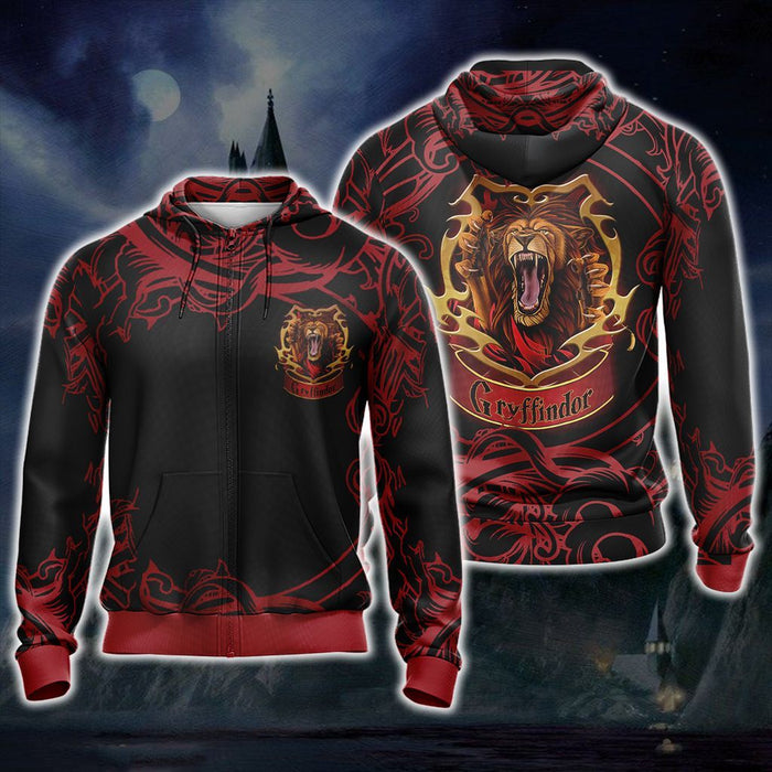 Harry-Potter-Hogwarts-House-Gryffindor-Slytherin-Ravenclaw-Hufflepuff-T-shirt-Zip-Hoodie-Pullover-Hoodie-3