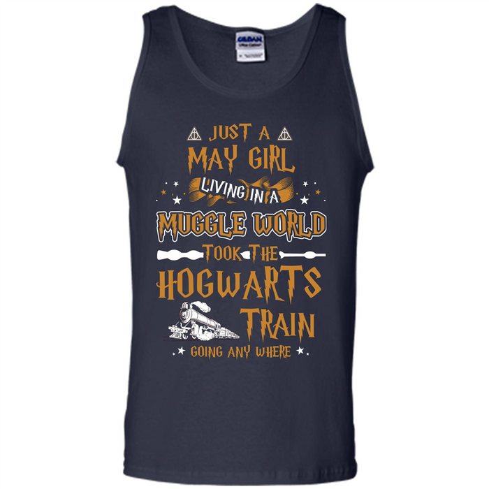 Harry-Potter-T-shirt-Just-A-May-Girl-Living-In-A-Muggle-World-1