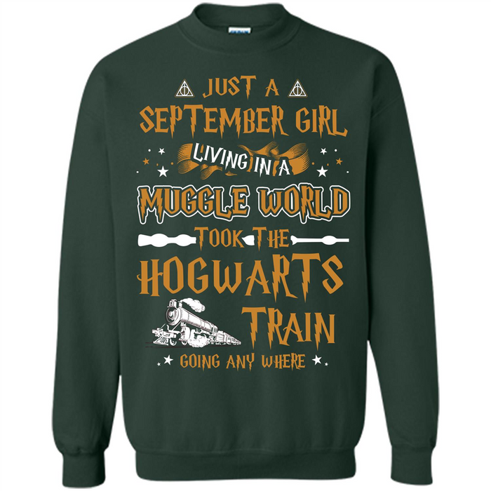 Harry-Potter-T-shirt-Just-A-September-Girl-Living-In-A-Muggle-World-1