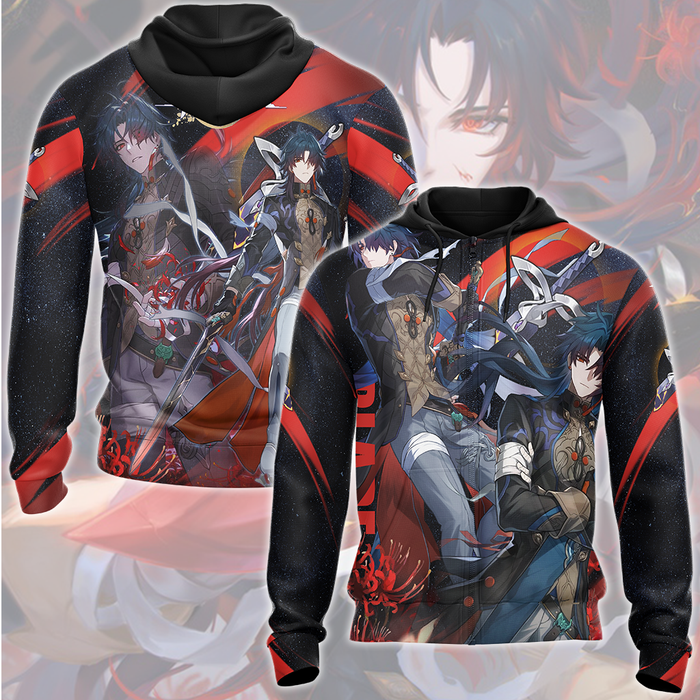 Honkai-Star-Rail-Blade-Video-Game-All-Over-Printed-T-shirt-Tank-Top-Zip-Hoodie-Pullover-Hoodie-Hawaiian-Shirt-Beach-Shorts-Joggers-1