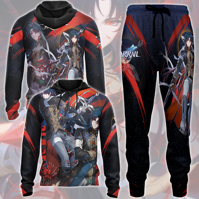 Honkai-Star-Rail-Blade-Video-Game-All-Over-Printed-T-shirt-Tank-Top-Zip-Hoodie-Pullover-Hoodie-Hawaiian-Shirt-Beach-Shorts-Joggers-3