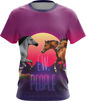 Horse-Ew-People-Unisex-3D-T-shirt-1