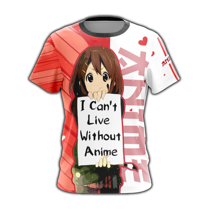 I-Cant-Live-Without-Anime-Unisex-3D-T-shirt-Zip-Hoodie-1