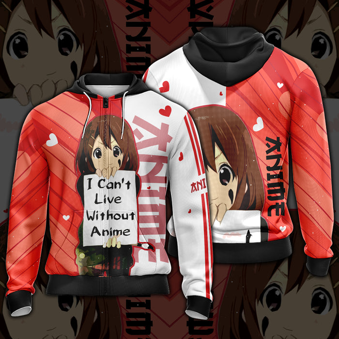 I-Cant-Live-Without-Anime-Unisex-3D-T-shirt-Zip-Hoodie-3