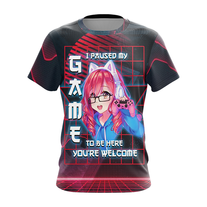 I-Paused-My-Game-To-Be-Here-Unisex-3D-T-shirt-Zip-Hoodie-3