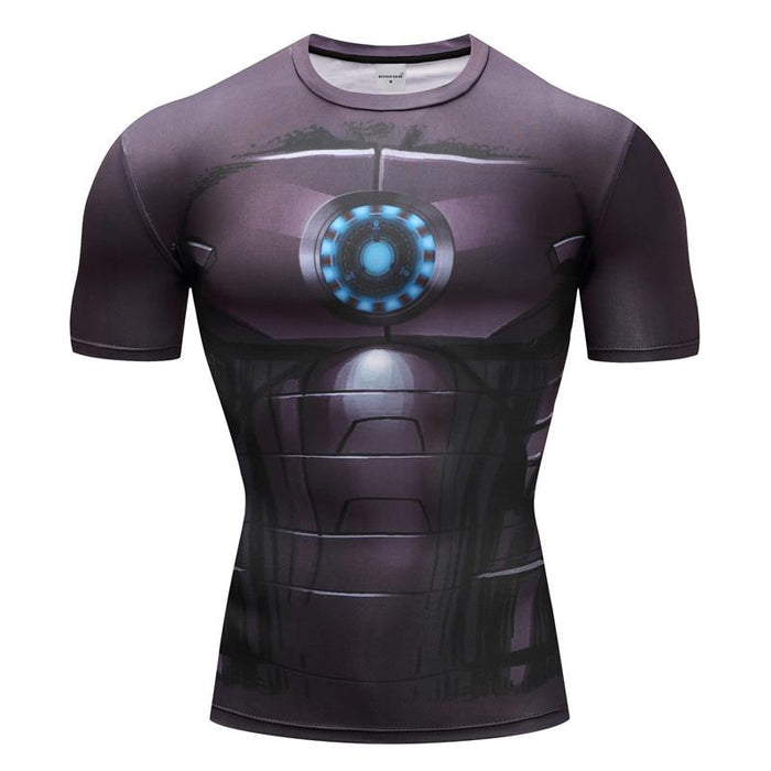 Iron-Man-Cosplay-Short-Sleeve-Compression-T-shirt-1