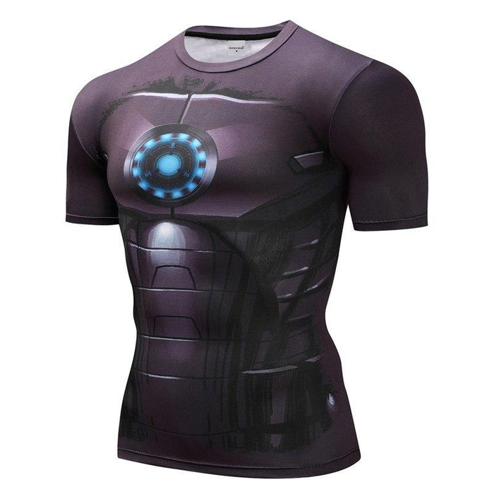 Iron-Man-Cosplay-Short-Sleeve-Compression-T-shirt-2