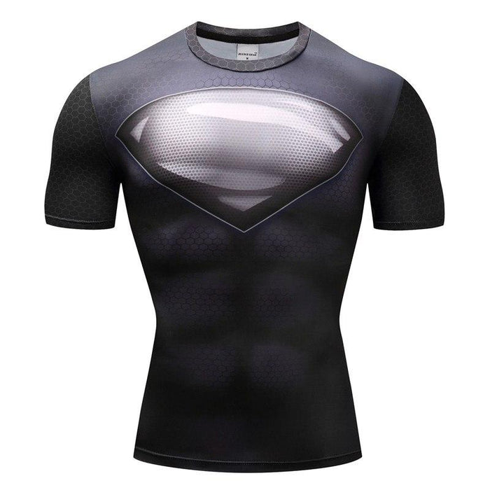 Justice-League-Henry-Cavill-Black-Superman-Cosplay-Short-Sleeve-Compression-T-shirt-1