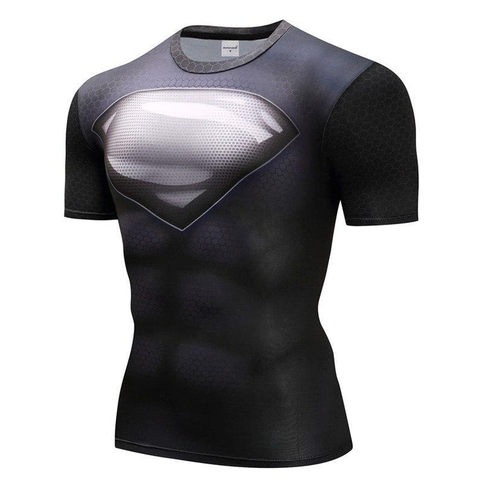 Justice-League-Henry-Cavill-Black-Superman-Cosplay-Short-Sleeve-Compression-T-shirt-2