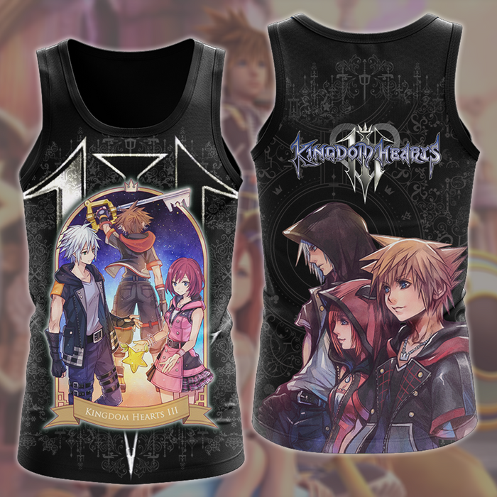 Kingdom-Hearts-3-Video-Game-All-Over-Printed-T-shirt-Tank-Top-Zip-Hoodie-Pullover-Hoodie-Hawaiian-Shirt-Beach-Shorts-Joggers-3