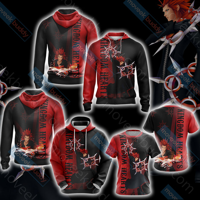 Kingdom-Hearts-II-Axel-Unisex-3D-T-shirt-3